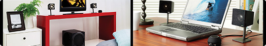 GigaWorks T3 in various lifestyle scenarios