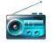 Integrated FM radio with 32 presets