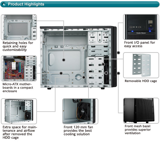 security side ventilation holes for better cooling performance front ...