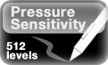 Pen Pressure sensitivity 512level