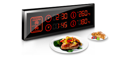  Feast your eyes on our Twin LED Display. 
