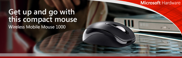 Microsoft Wireless Mobile Mouse 1000