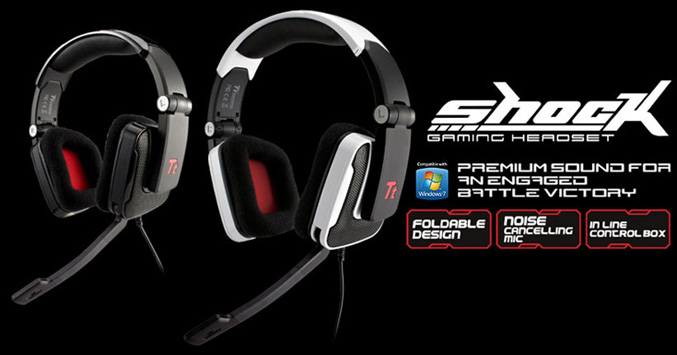 Tt eSports Shock gaming headset Tt eSports presents Shock gaming headset