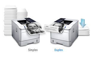 Get more from every page with Duplex printing