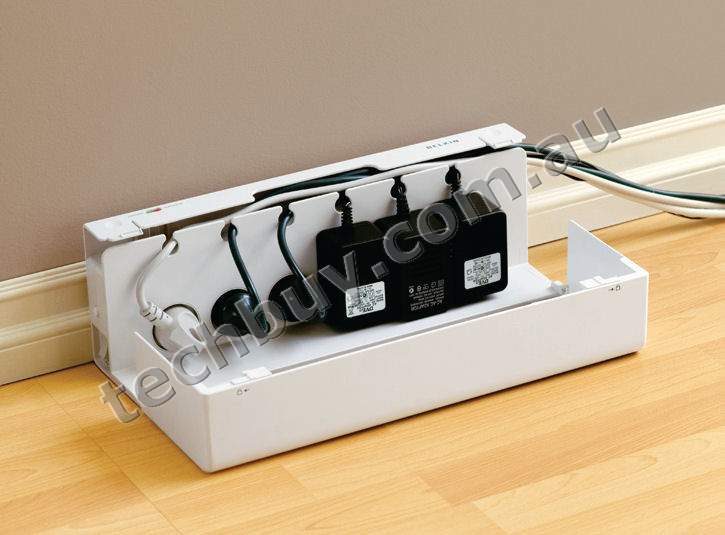 Belkin Concealed Surge Protector Tel + AV 2m Cord (BZ106130au2M