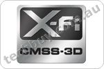 Accurate 3D positional audio with X-Fi CMSS-3D