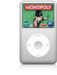 iPod classic with Monopoly