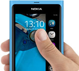 Nokia N9 smartphone: move from app to app with a swipe