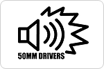 50mm FullSpectrum audio drivers