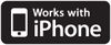 Works with iPhone