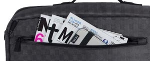 Weekender Nylon Travel Bag Back Pocket