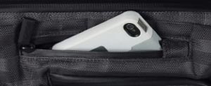 Weekender Nylon Travel Bag Smartphone Pocket