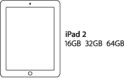 Designed for the following Tablets: iPad 2
