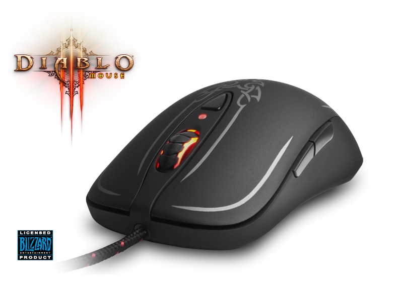 SteelSeries Diablo III Reaper Of Souls Gaming Mouse - Black (SS-62151 ...