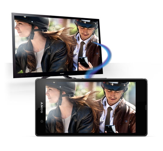With One-touch mirroring you can mirror whats on your smartphone on your TV in a single touch.