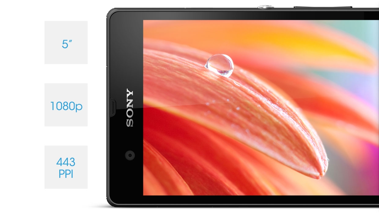 With the Xperia Z Android mobile from Sony viewing has never been this impressive.