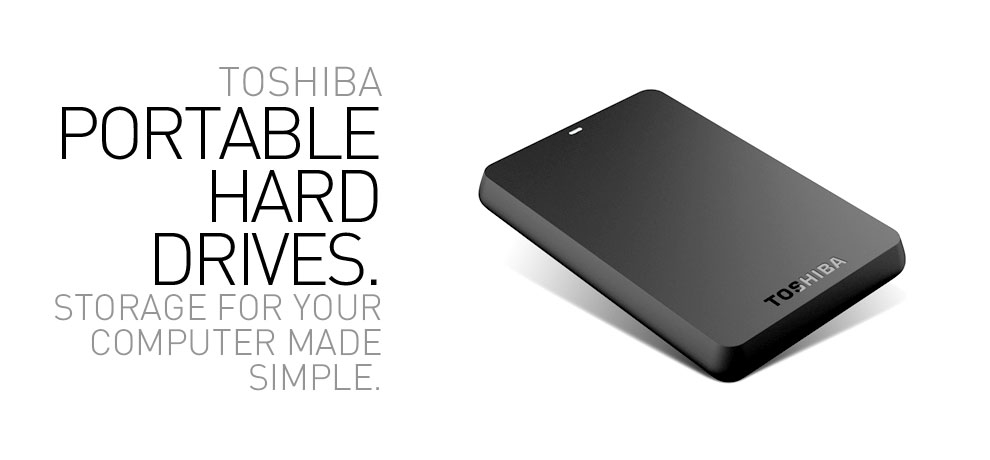 Toshiba Toshiba 2TB Canvio® Connect Portable Hard Drive - Black HDTC720AK3C1 Computer