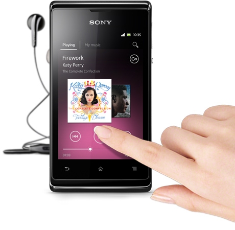The “WALKMAN” app on the Xperia E Android mobile from Sony gives you music the way you want it.