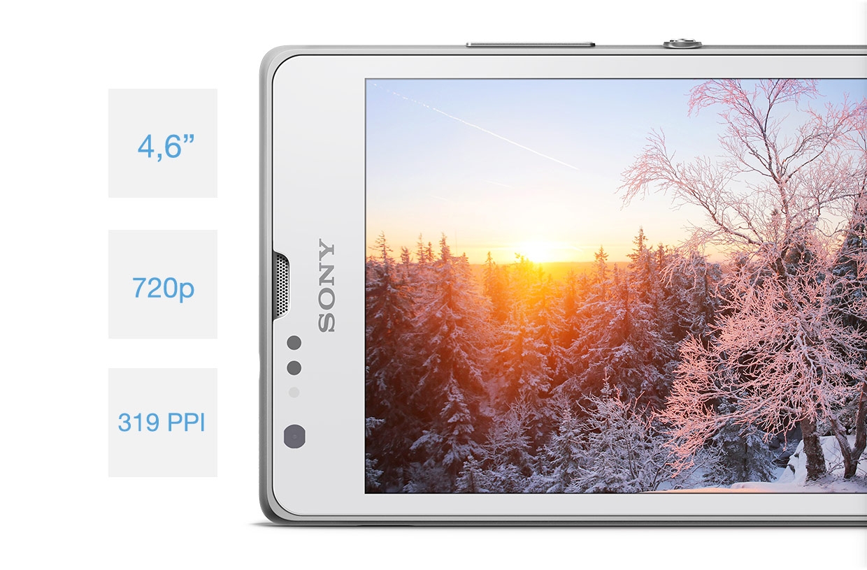 Xperia SP comes with one of the highest levels of HD possible, offering razor sharp and super bright images.