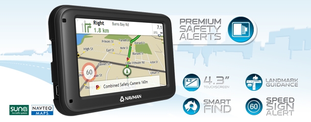 Navman Car GPS Navigator - MOVE-EZY Series - MOVE30 - Banner
