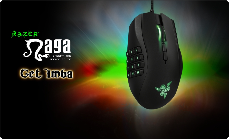 Razer Naga 2014 Expert MMO Gaming Mouse - Black left handed (RZ-NAGA ...