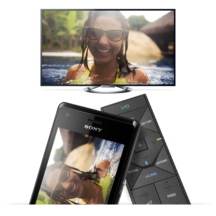 It’s easy to watch content from your Sony Xperia M NFC phone on the big screen.