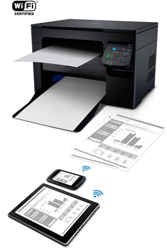 Dell B1163w Mono Laser Multifunction Printer - Print directly from select mobile devices