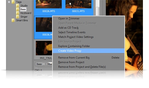 use low res versions of your video for fast editing, then swap with full quality before you render