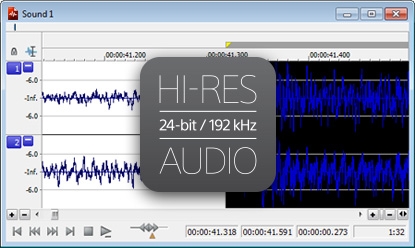24-bit/192 kHz support