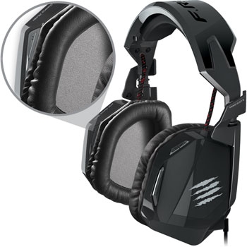 Mad Catz F.R.E.Q.4D features extra-large 50mm drivers and an integrated microphone