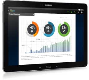 Samsung Galaxy NotePRO Black WebEX Simulation Image (Left)