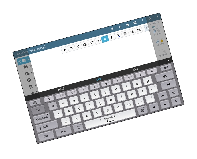 Full Size Keyboard GUI
