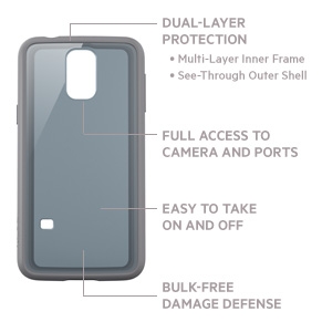 AIR PROTECT Grip Vue Protective Case for GALAXY S5