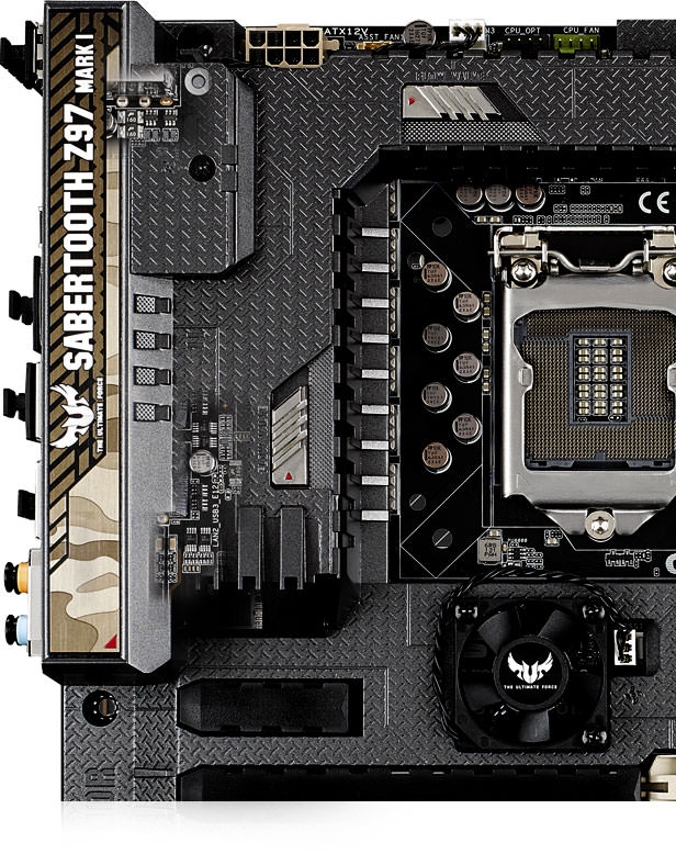 ASUS SABERTOOTH Z97 MARK 2 Motherboard (SABERTOOTHZ97MARK2) Techbuy