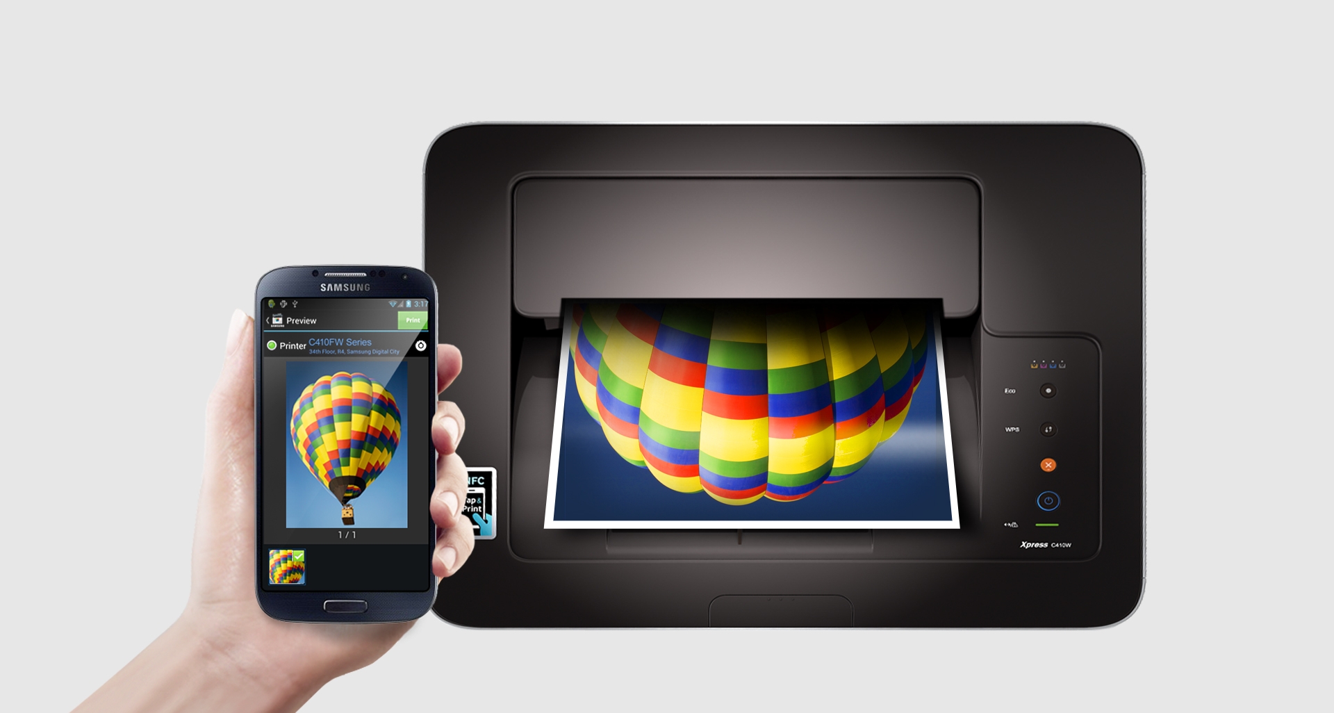 Samsung SLC410W/XSA Colour Laser Printer (A4) w. Wireless Network