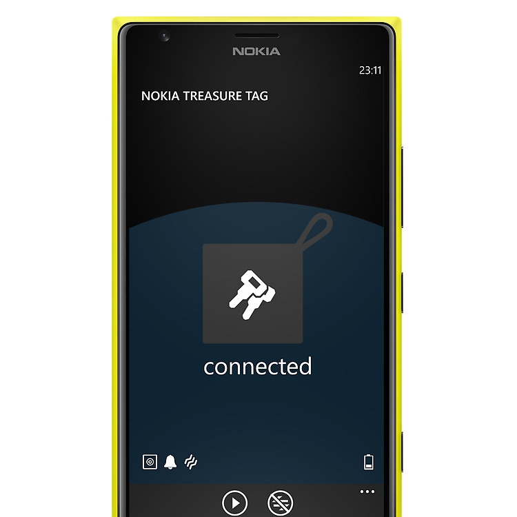 Nokia Lumia 1020 with Treasure Tag app