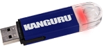 Kanguru Flash Drive Caps snap easily on the back