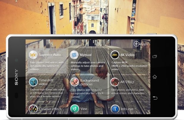 The Xperia Z2 has many fun and innovative camera apps to choose from.