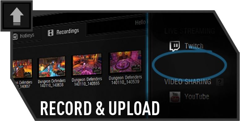 Organize and upload your greatest gaming moments