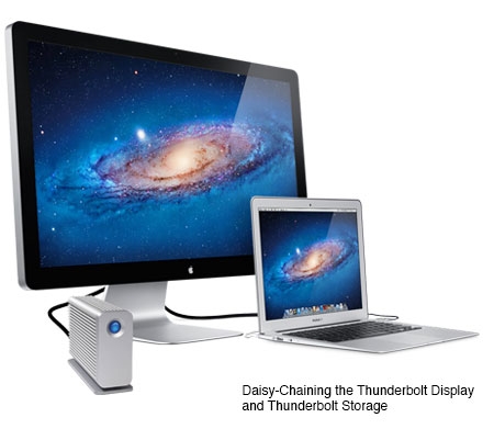 Daisy-Chaining the Thunderbolt Display and Thurderbolt Storage 
