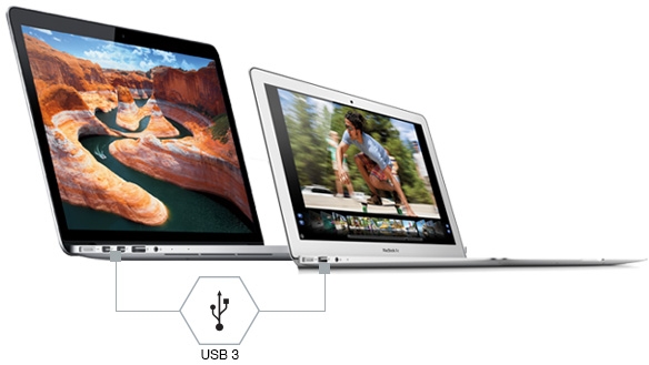 USB 3 connect to macbook air