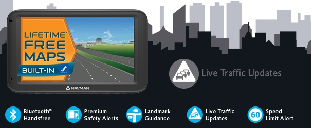 Navman Car GPS Navigator - EZY255LMT - Banner