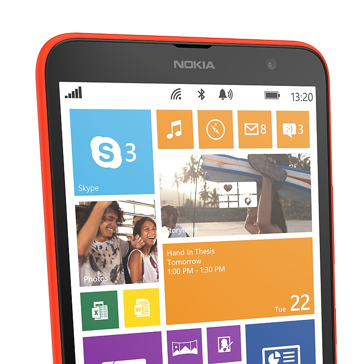 Lumia 1320 with Microsoft Office
