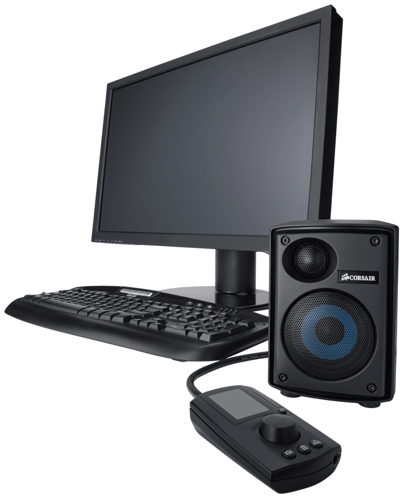 Corsair CA9011114AP SP2500 Gaming Audio 2.1 PC Speakers Black (CA