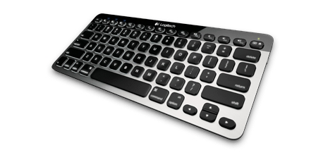 Bluetooth Keyboard K811 top
