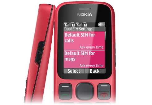 Give a name and a ring tone to each SIM card in the Nokia 101 dual SIM phone