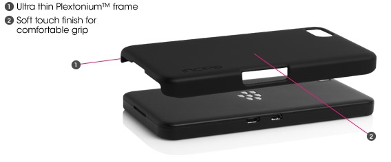 BlackBerry Z10 feather Case Features