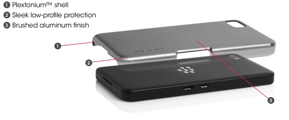 BlackBerry Z10 feather SHINE Case Features