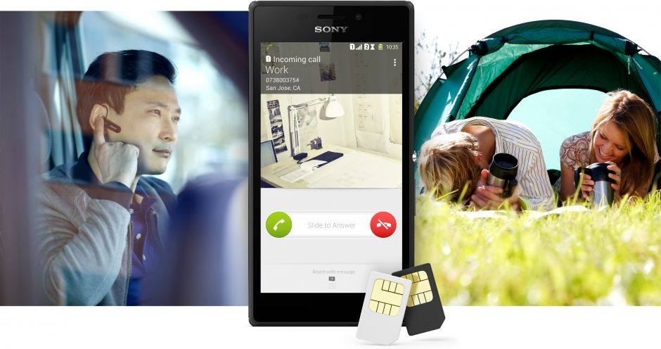 Experience the advantages of dual SIM cards  check out the fast mobile phone Xperia M2 Dual from Sony.