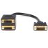 Astrotek DVI-D Splitter Cable 24+1 pins Male to 2x Female Gold Plated - 0.3M
